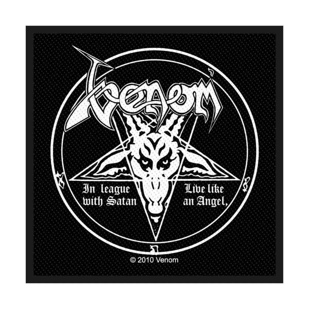 Venom - In League With Satan Patch - Schwarz/Weiß
